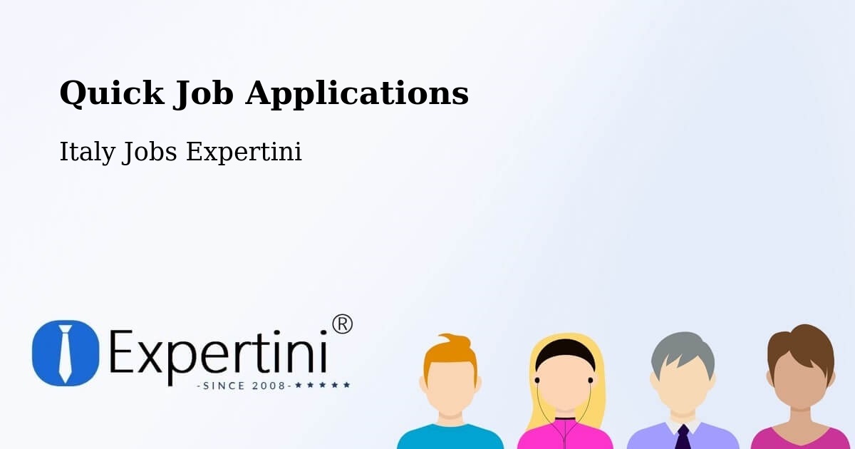Quick Job Applications - Italy Jobs Expertini