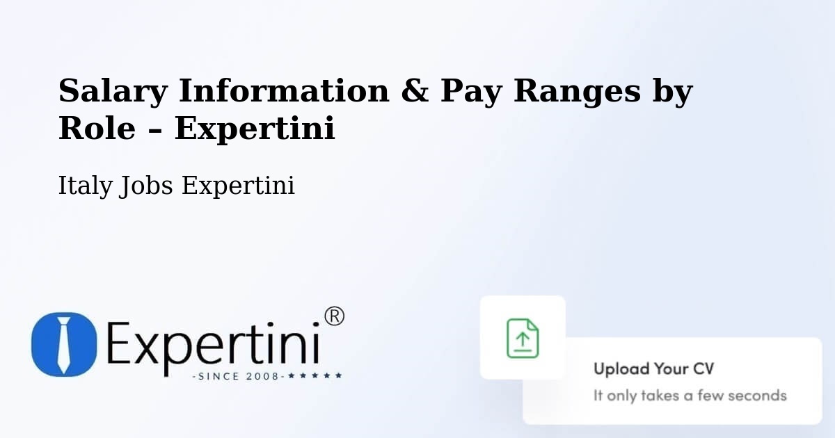 Salary Information & Pay Ranges – Lucca - Lucca, Italy Jobs Expertini